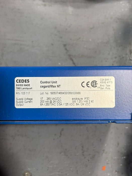 Cedes Control Unit 103-117