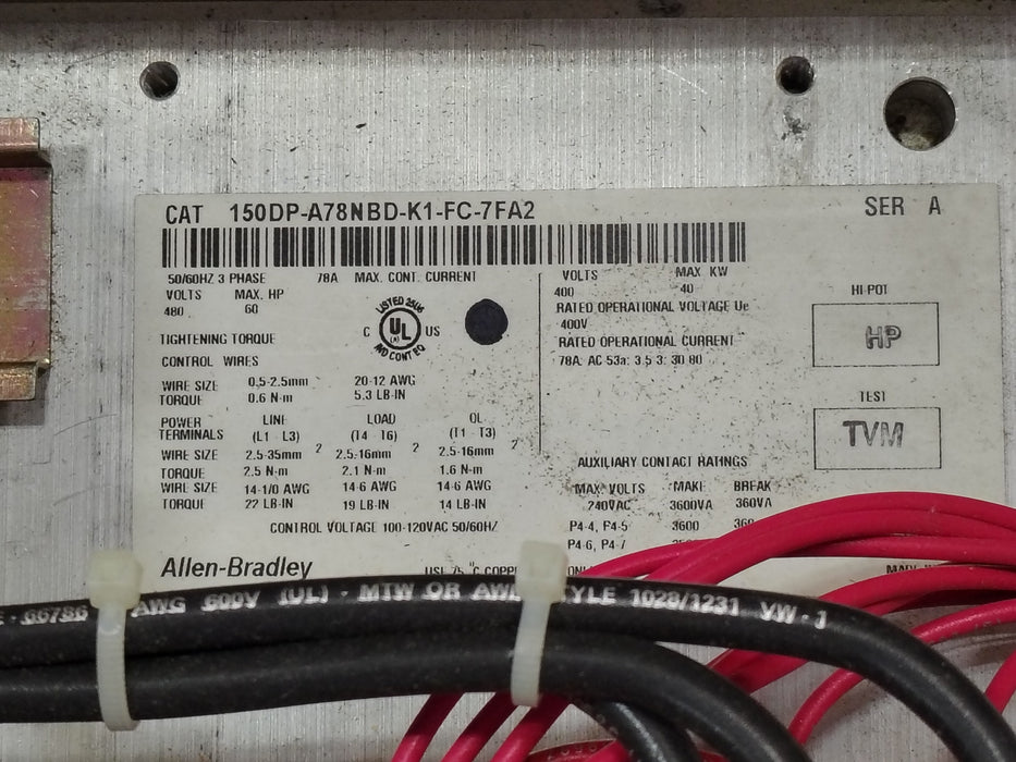 Allen-Bradley 150DP-A78NBD-K1-FC-7FA2 - NEEEP