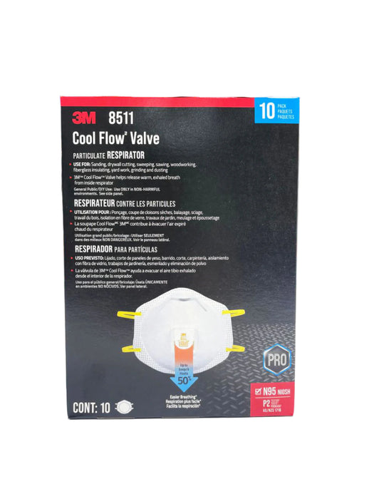3M 8511P10 Dc Ps Paint Sanding Valved Resp 10PK