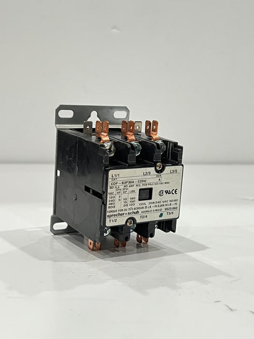 Sprecher Schuh Contactor CDP-B3P30A-220W