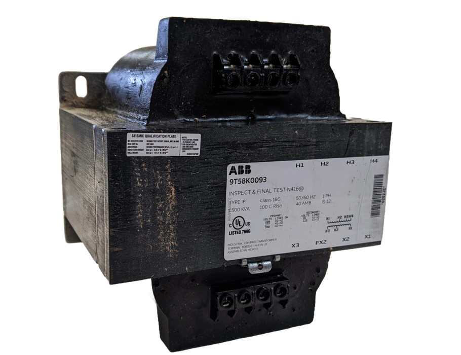 ABB General Purpose Transformer 9T58K0093  - North East Escalator Parts