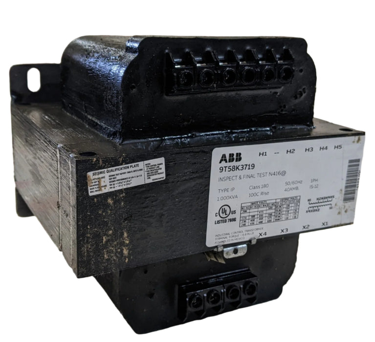 ABB General Purpose Transformer  9T58K3719 - Northeast Escalator Parts