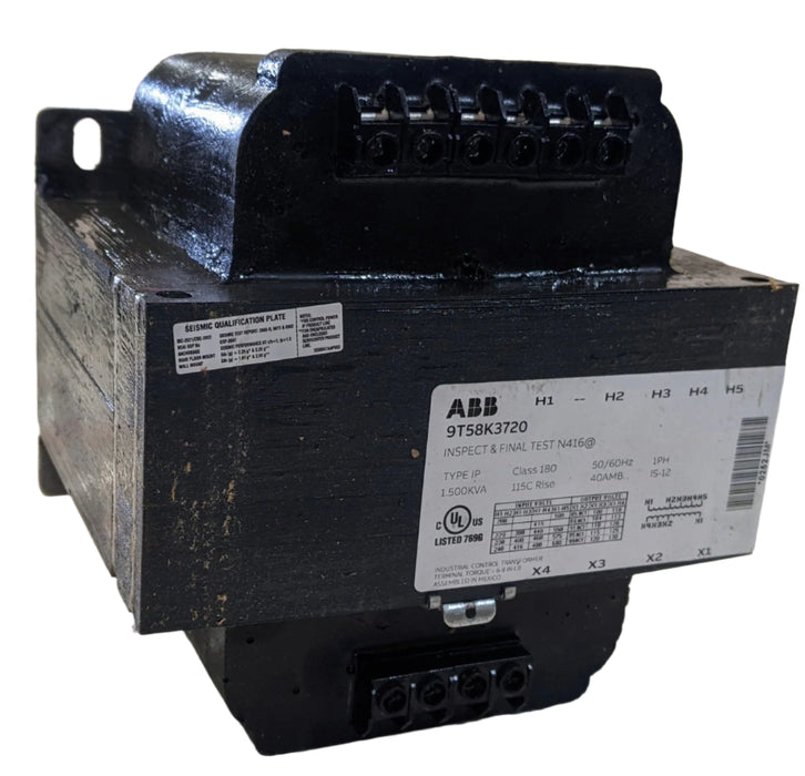 ABB General Purpose Transformer 9T58K3720 - Northeast Escalator Parts