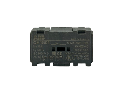 ABB Auxiliary Switch OA1G10 - North East Escalator Parts