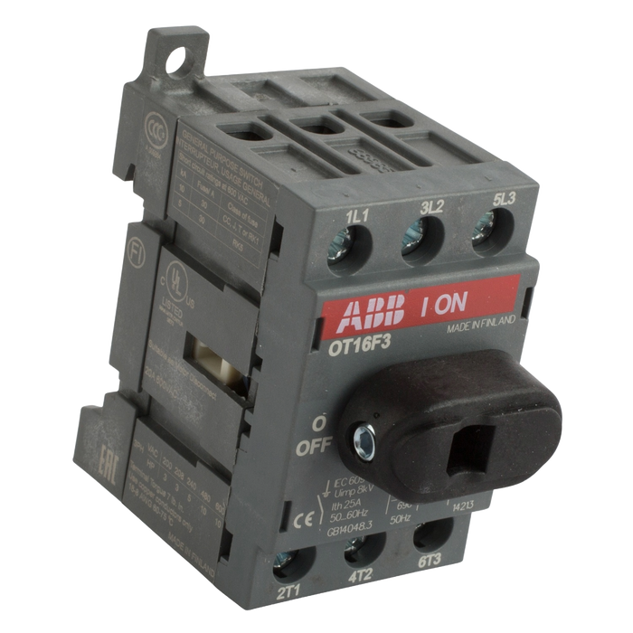 ABB Switch-Disconnector OT16F3 - Northeast Escalator Parts