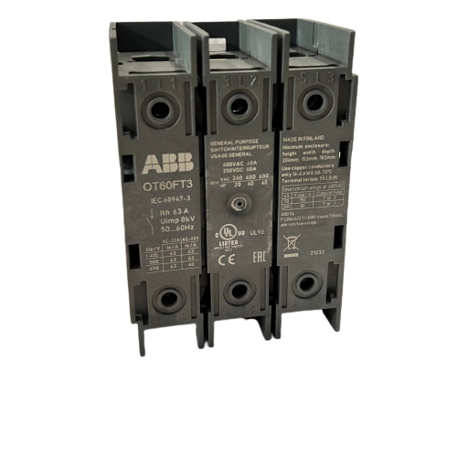 ABB Switch-Disconnector OT60FT3 - Northeast Escalator Parts