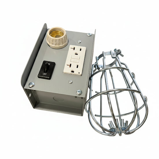 ACBG/M Convenience box with G.F.I Lamp & Guard - neeep.com