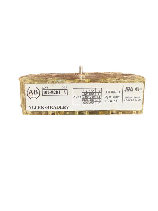 ALLEN BRADLEY AUXILIARY CONTACT 199-MCD1 (AC-11). neeep.com
