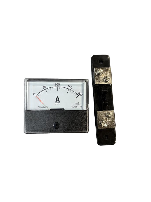 Analog Panel AMP Current Meter Gauge DH670 200A - NEEEP.COM