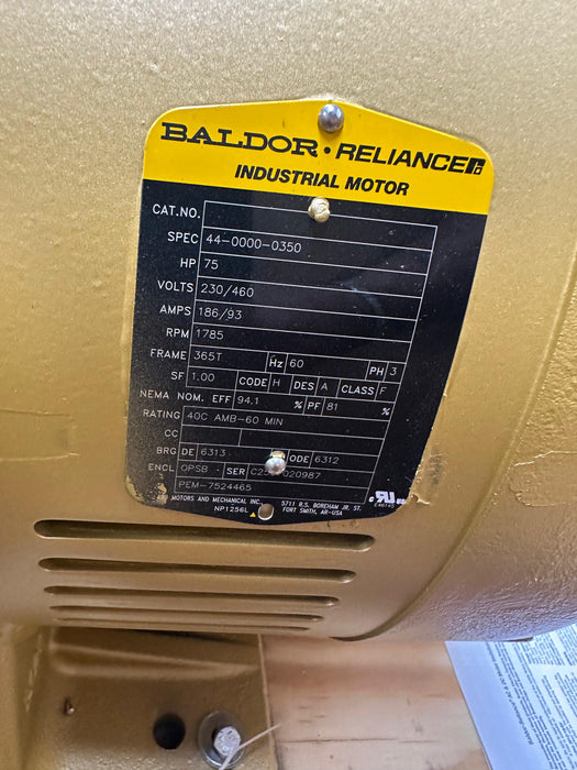 Baldor Hydraulic Elevator Pump Motor - neeep.com
