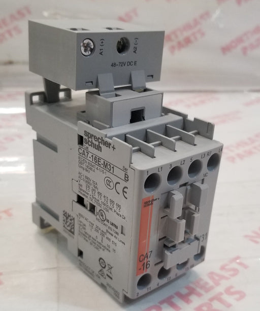 Sprecher + Schuh Contactor CA7-16E-M31-48E - Northeast Escalator Parts