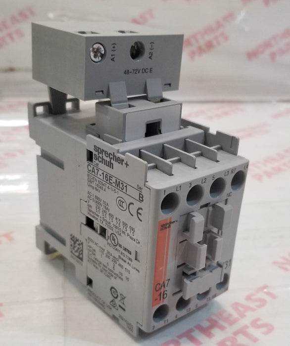Sprecher + Schuh Contactor CA7-16E-M31-48E - Northeast Escalator Parts