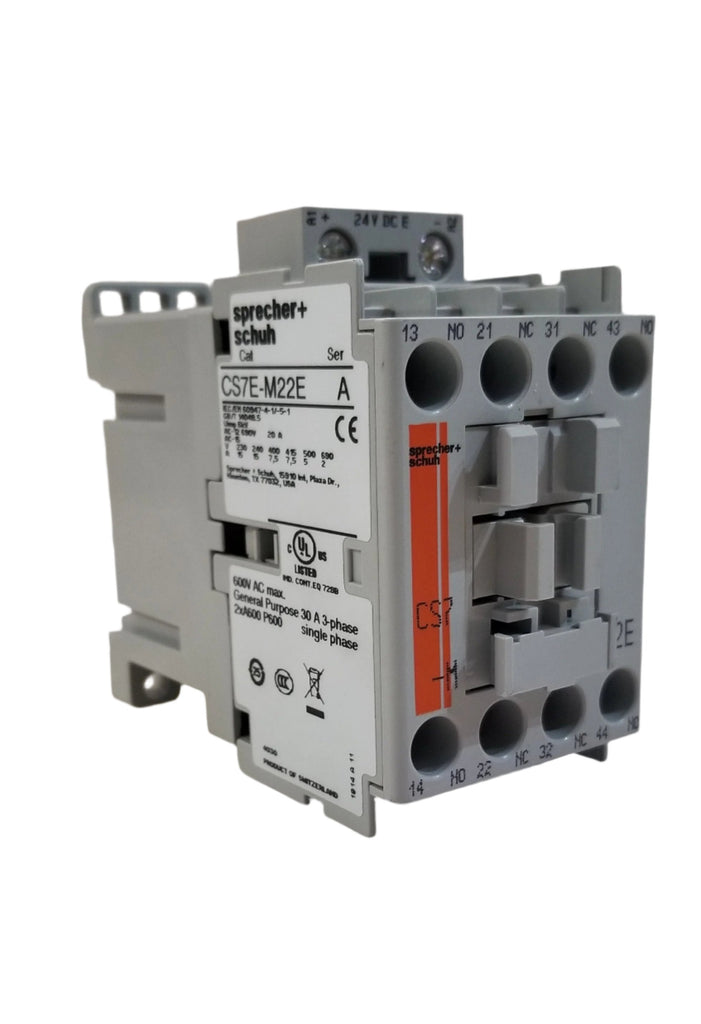 Sprecher + Schuh Control Relay CS7E-M22E-24E — North East Escalator Parts