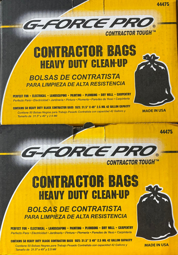 G-Force Pro Contractor Bags 50 Pack — North East Escalator Parts