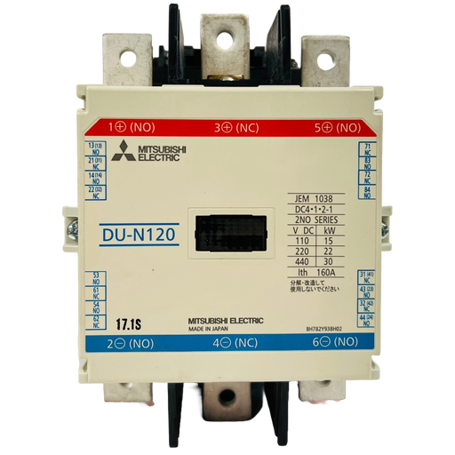 Mitsubishi Electric Corp. Definite Purpose Contactor DU-N120 - NEEEP