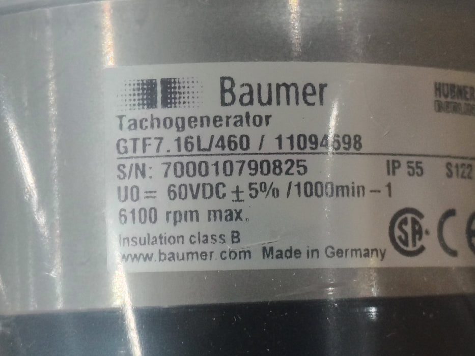 Baumer Encoder GTF7.16L/460 / 11094698 - NEEEP