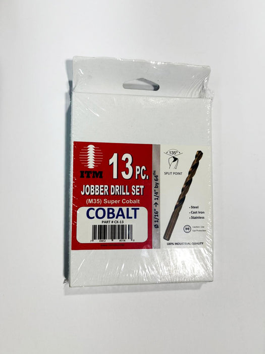 ITM 13Pcs Jobber Drill Set Cobalt CX-13 - NEEEP.COM