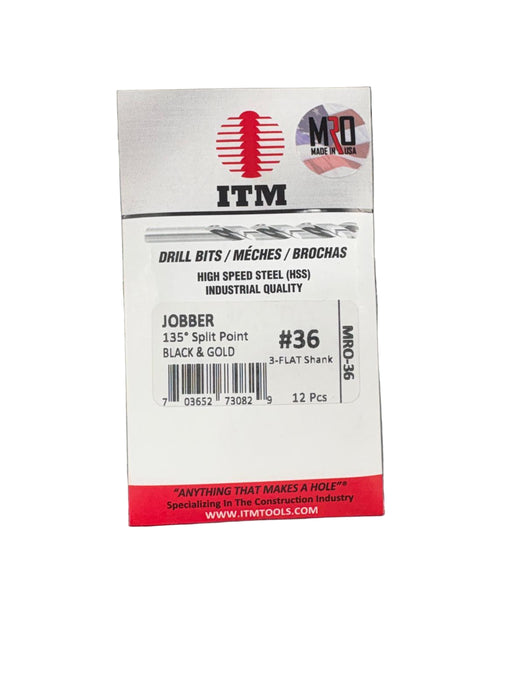 ITM #36 Jobber Drill Bits - NEEEP.COM