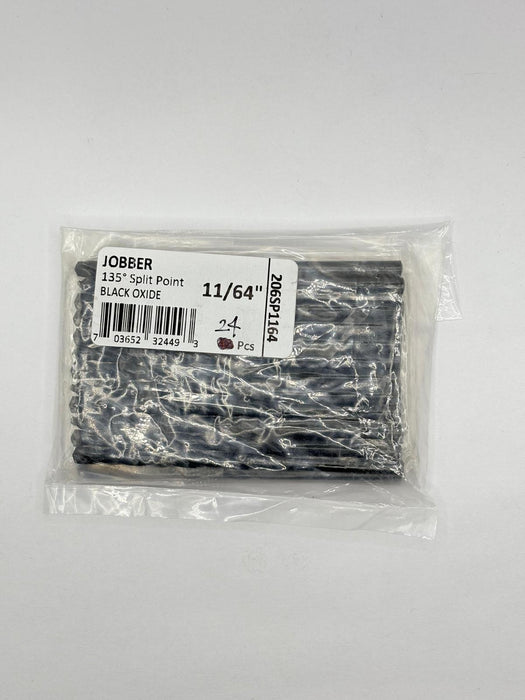 ITM Black Oxide Jobber 11/64" - NEEEP.COM