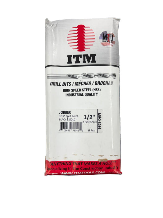 ITM Jobber Drill Bits 1/2" MRO-3264 - NEEEP.COM