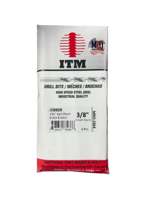 ITM Jobber Drill Bits 3/8" MRO-2464 - NEEEP.COM