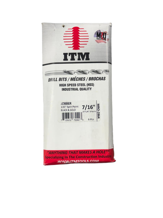 ITM Jobber Drill Bits 7/16" MRO-2864 - NEEEP.COM