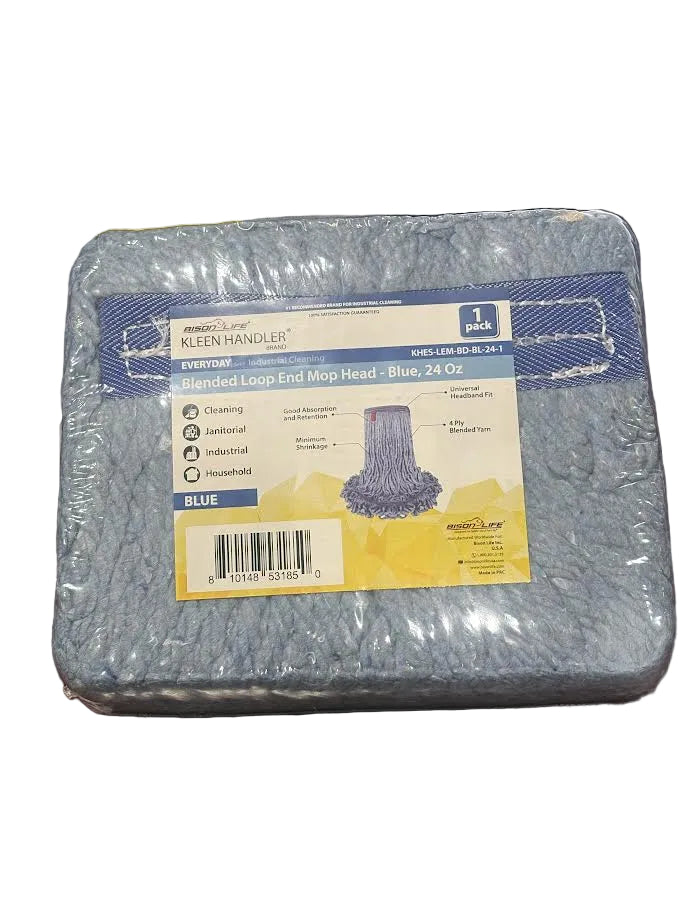 Kleen Handler Blended Loop End Heavy Duty Mop Head — North East ...