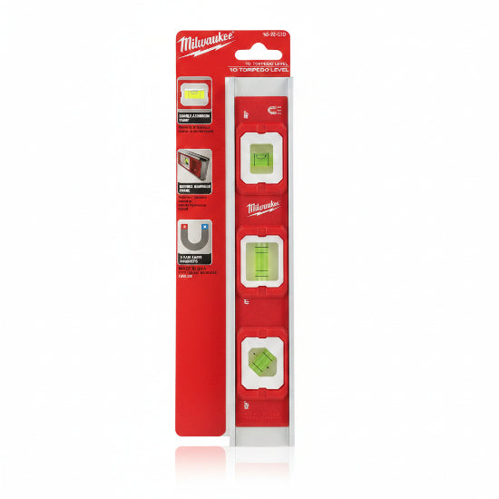 Milwaukee 10" Torpedo level 48-22-5106 - neeep.com