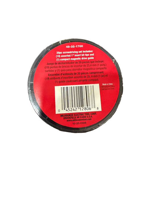 Milwaukee 20pc Screwdriving Set 48-32-1700 - neeep.com