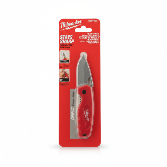 Milwaukee Compact Folding Knife 48-22-1521 - neeep.com