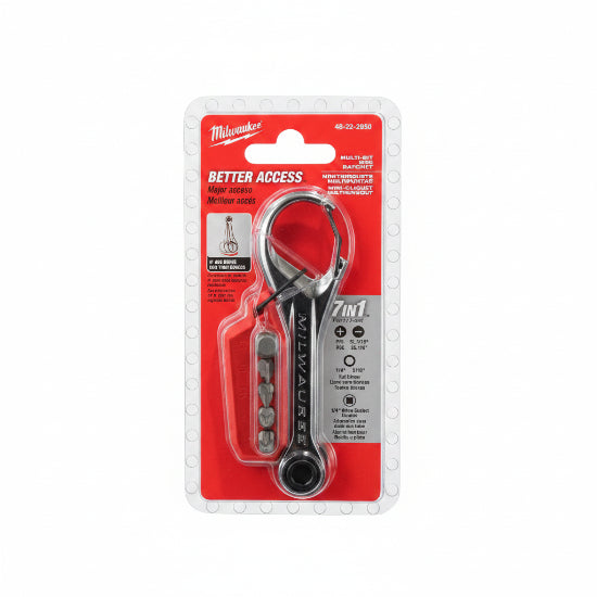 Milwaukee Multi-Bit Mini Rachet 48-22-2950 - neeep.com
