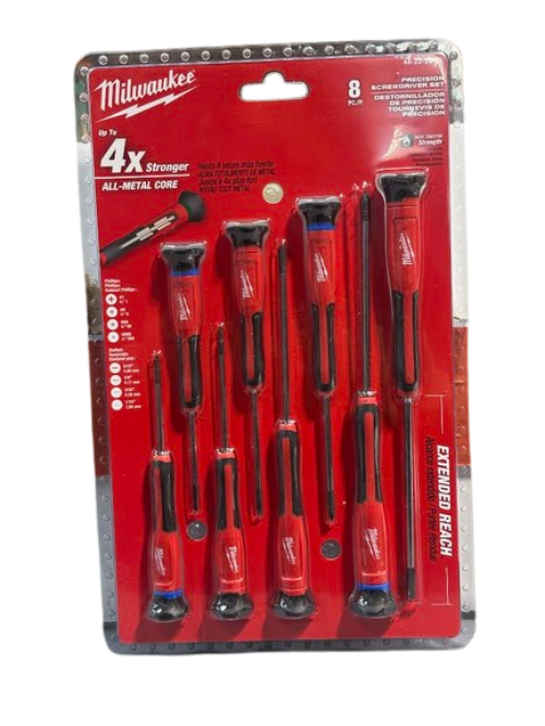 Milwaukee Tool Screwdriver Set, SAE, 8 pcs - neeep.com