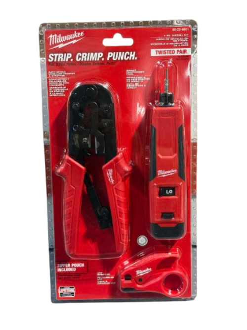 Milwaukee Tool Twisted Pair Install Kit - neeep.com