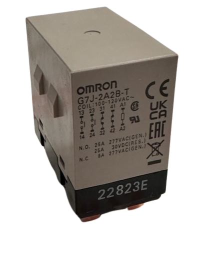 Omron Relay G7J-2A2B-T-W1 AC100/120 - Northeast Escalator Elevator Parts
