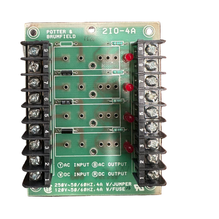 Potter & Brumfield Relay Rack 210-4A - neeep.com