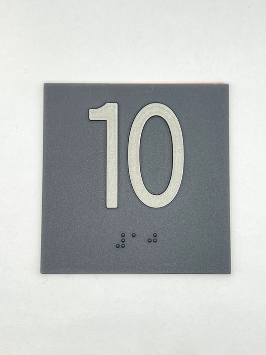SCS Jamb Braille Resin RJ4