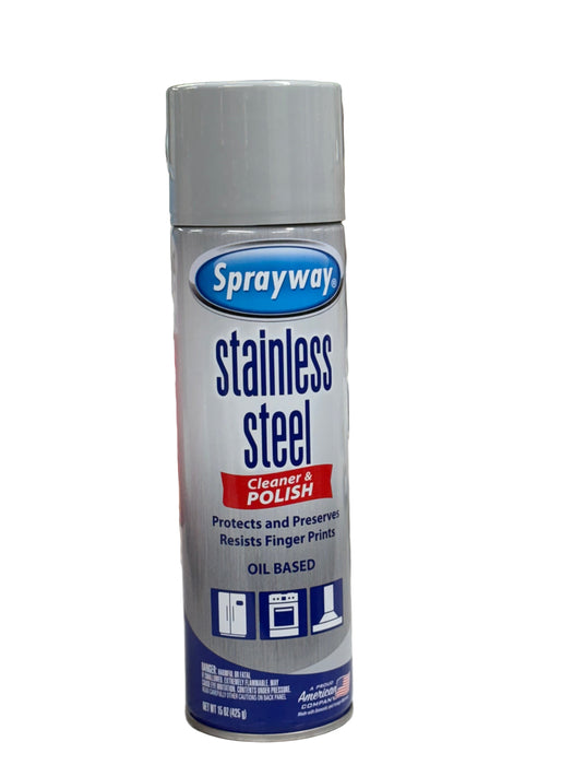 Sprayway Stainless Steel Glass Cleaner 15 Oz - NEEEP.COM