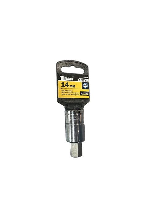 Titan Tools® 1/2" Drive 14 mm Metric Hex Bit Socket - NEEEP.COM