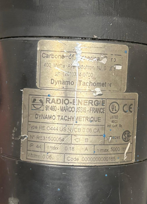 Radio Energie RE 0444 US N1CB 0.06 CA Tachometer