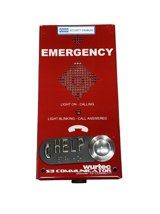 Wurtec S3 Communicator Emergency Elevator Telephone - neeep.com