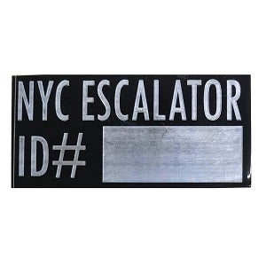 NYC Escalator Tag NEK-700 -NEEEP