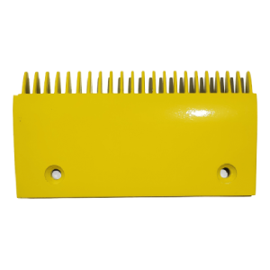 9300/SWE Left Yellow Aluminum Comb Plate (Compatible with Schindler) - neeep.com