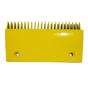 9300/SWE Right Yellow Aluminum Comb Plate (Compatible with Schindler) - neeep.com