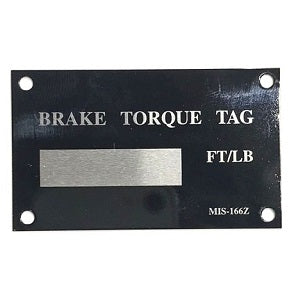 Brake Torque Tag NEM-1394 (Compatible with Schindler) - neeep.com